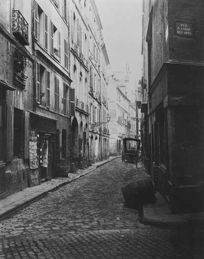 Rue Git-le-Coeur (from Rue Saint-Andre-des-Arts), Paris, 1858-78 by Charles Marville